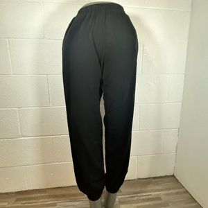 OTL Slightly Distressed Wash Black Baggy Joggers